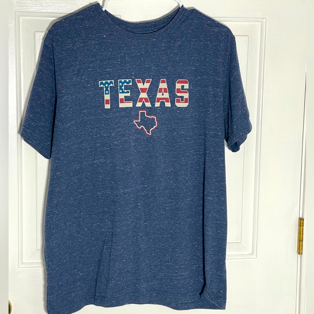 State of mine Heather blue soft Texas t shirt size xl